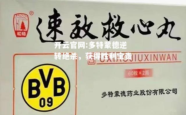 开云官网:多特蒙德逆转绝杀，获得胜利宝贵