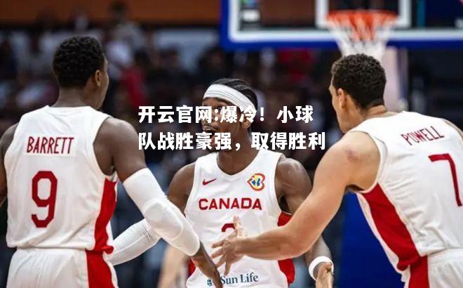 开云官网:爆冷！小球队战胜豪强，取得胜利