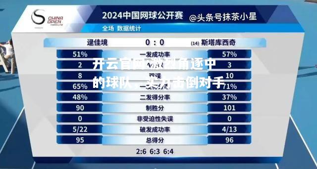 开云官网:激烈角逐中的球队，实力击倒对手