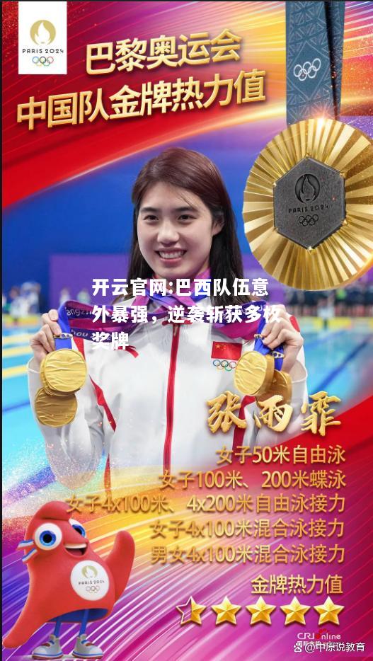开云官网:巴西队伍意外暴强，逆袭斩获多枚奖牌